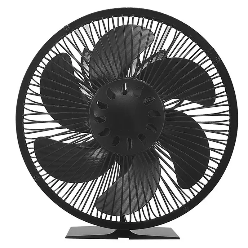 

6-Blade Fireplace Fan Wood Stove Fan Heat Powered Fan for Wood Burners Fireplaces Eco Friendly and High Efficiency Fans