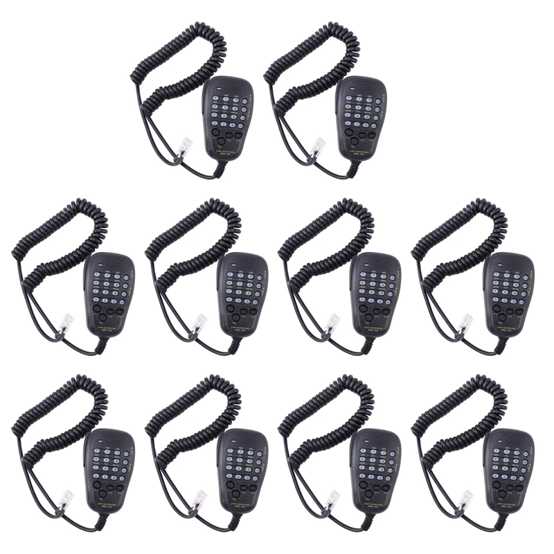 

10X динамик для YAESU MH-48 MH-48A6J DTMF, микрофон для FT-8800R FT-8900R FT-1807 FT-7900R