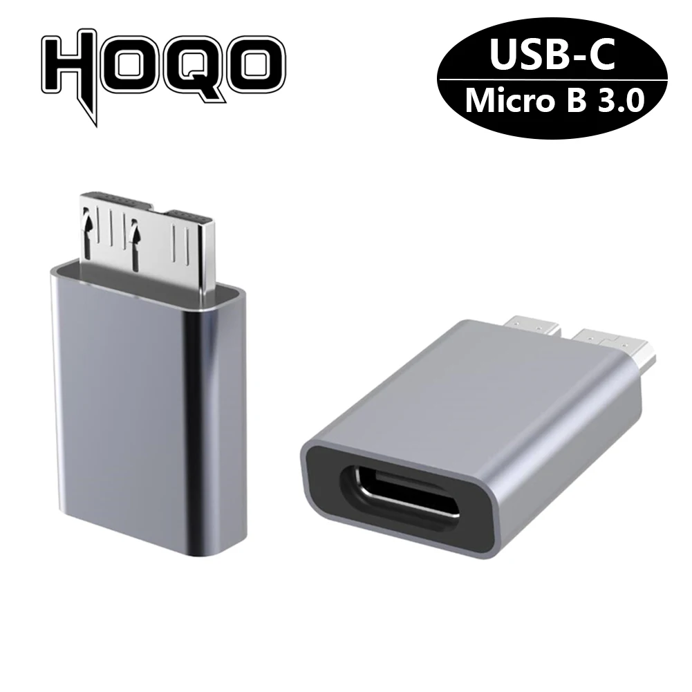 

USB C Adapter Type C Female to USB 3.0 Micro B Male connector For Galaxy S5 Note 3 Seagate WD Toshiba External Hard Drive Camera