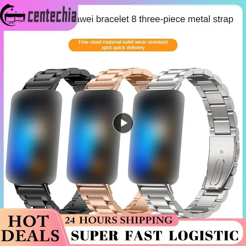 

Watch Steel Belt Perfect For Huawei Band 8 Complicated Stainless Steel Strap Durable Stainless Steel Comfortable To Wear Popular