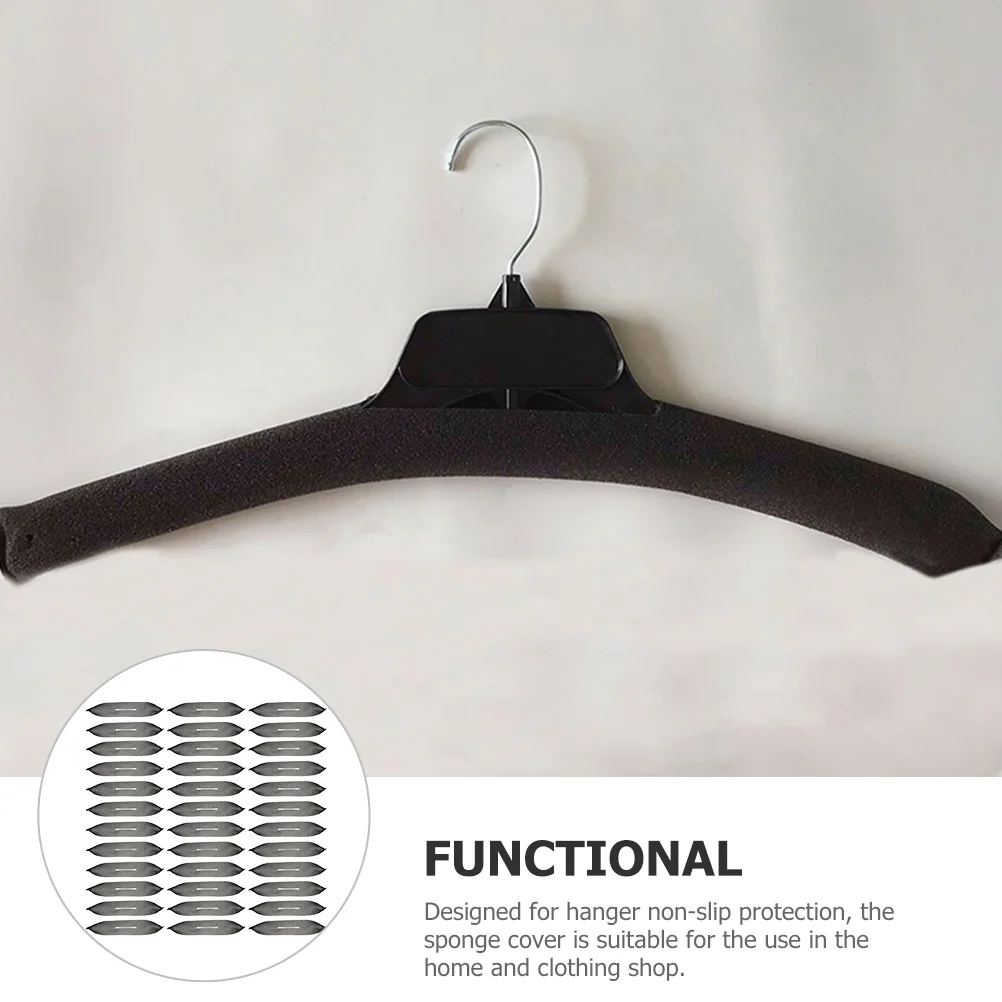 50 шт. противоскользящий чехол из губки для вешалки одежды защитная подушка