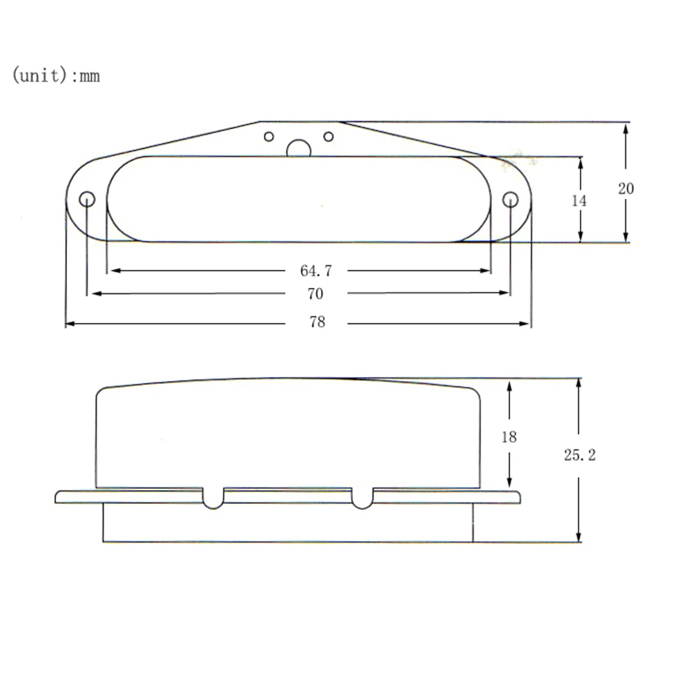 

Metal + ABS Chrome Gold Single Coil Guitar Neck Pickup For Tele Electric Guitar Guitars Parts Accessory Replacement