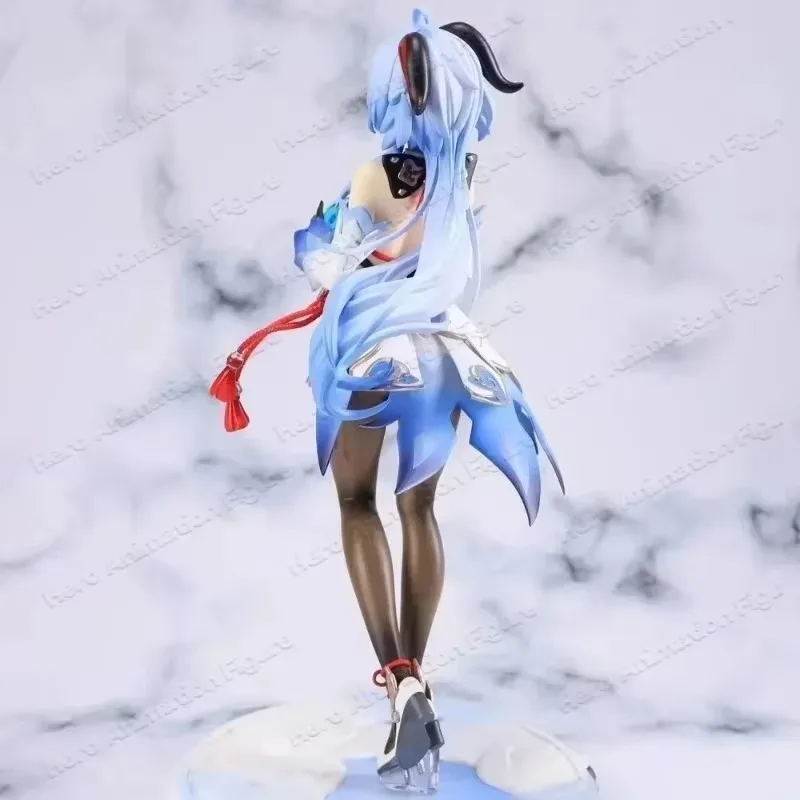 Фото Оригинальная коллекционная фигурка APEX Toys MiHoYo Ganyu Genshin Impact Villain Gaze Ver из ПВХ, аниме-модель, игрушка №3