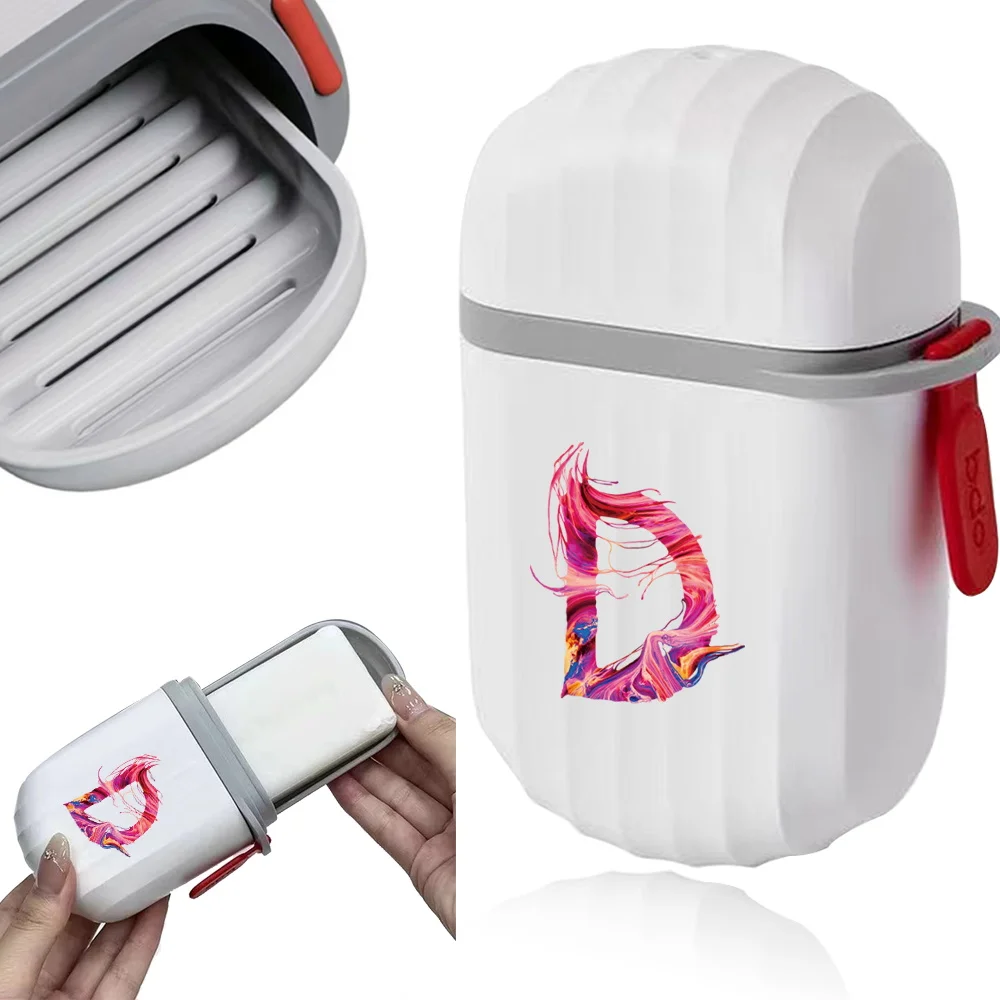 портативная коробка для мыла органайзер контейнер хранения с крышкой предметы