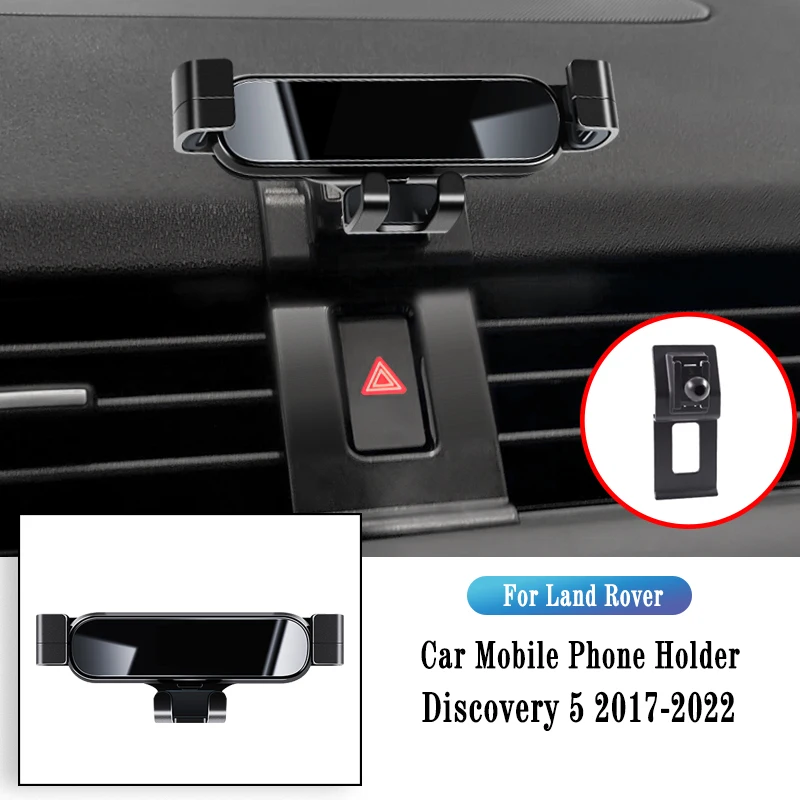 

Navigate Support For Land Rover Discovery 5 2017-2022 Gravity Navigation Bracket GPS Stand Air Outlet Clip Rotatable Support