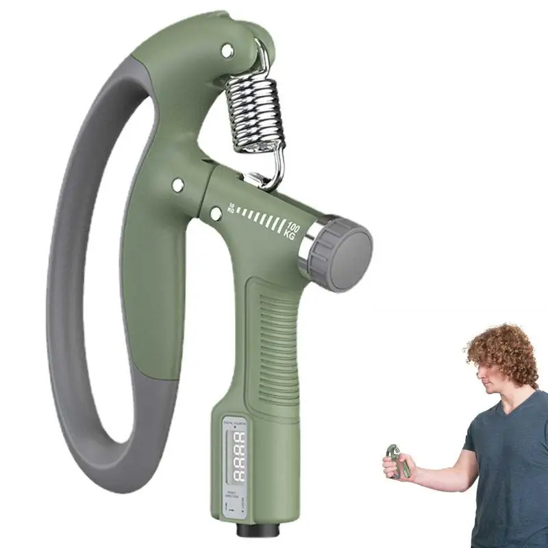 

Hand Grip Strengthener Electronic Forearm Workout Trainer 10-100kg Men's Professional Arm Muscle Strength Training Tool For Home
