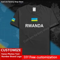 rwanda rwandan rwandese cotton t shirt custom jersey fans diy name number brand logo fashion hip hop loose casual t shirt