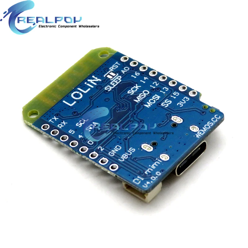 WEMOS D1 Mini V4.0.0 TYPE-C USB WIFI Интернет вещей плата на основе ESP8266 4MB MicroPython Nodemcu Arduino совместима (art.: 3920c8a6f127e) - 3920c8a6f127e