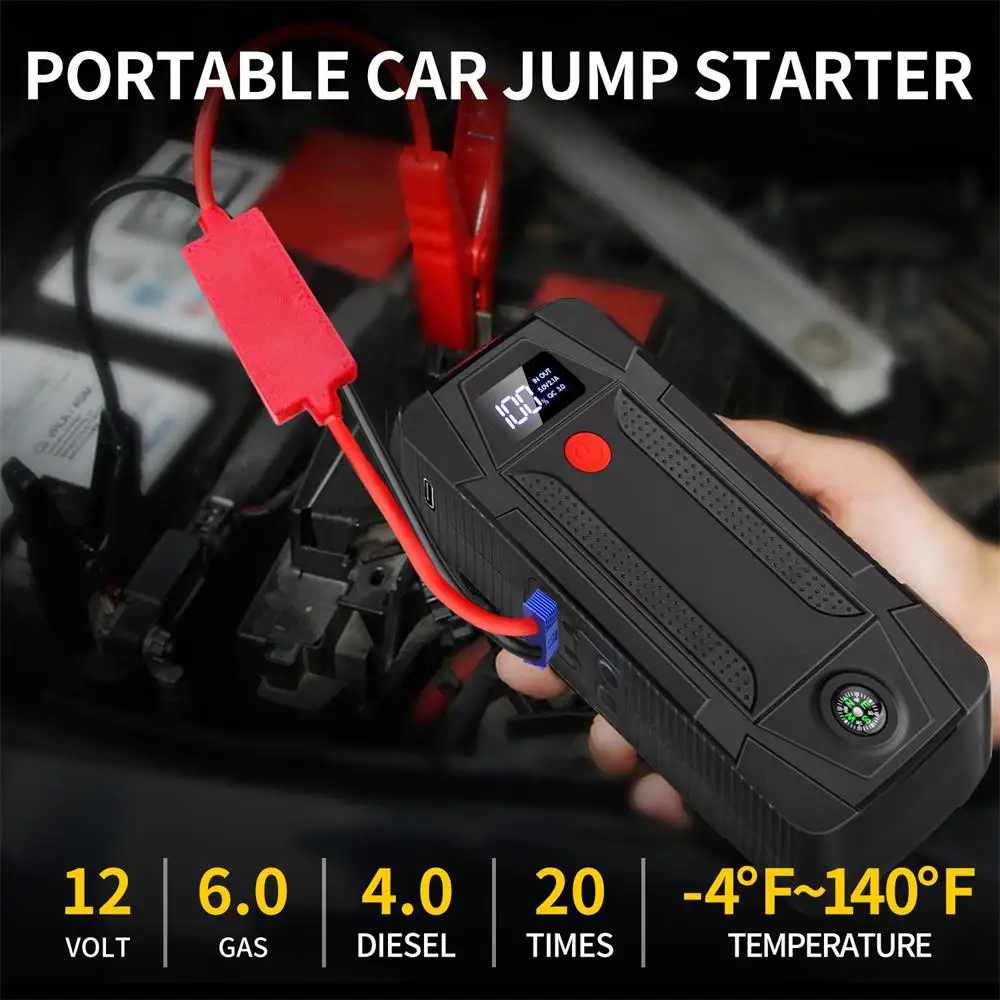 Пусковое устройство Автомобильное с воздушным компрессором 20000 мАч |