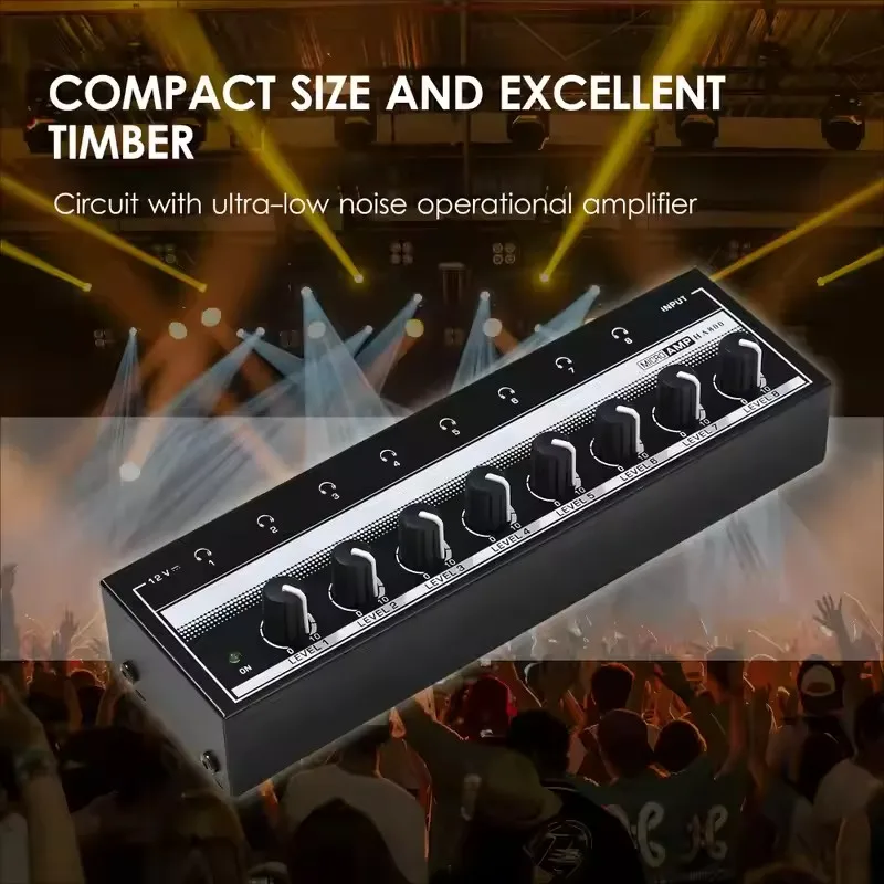 8-канальный усилитель для наушников