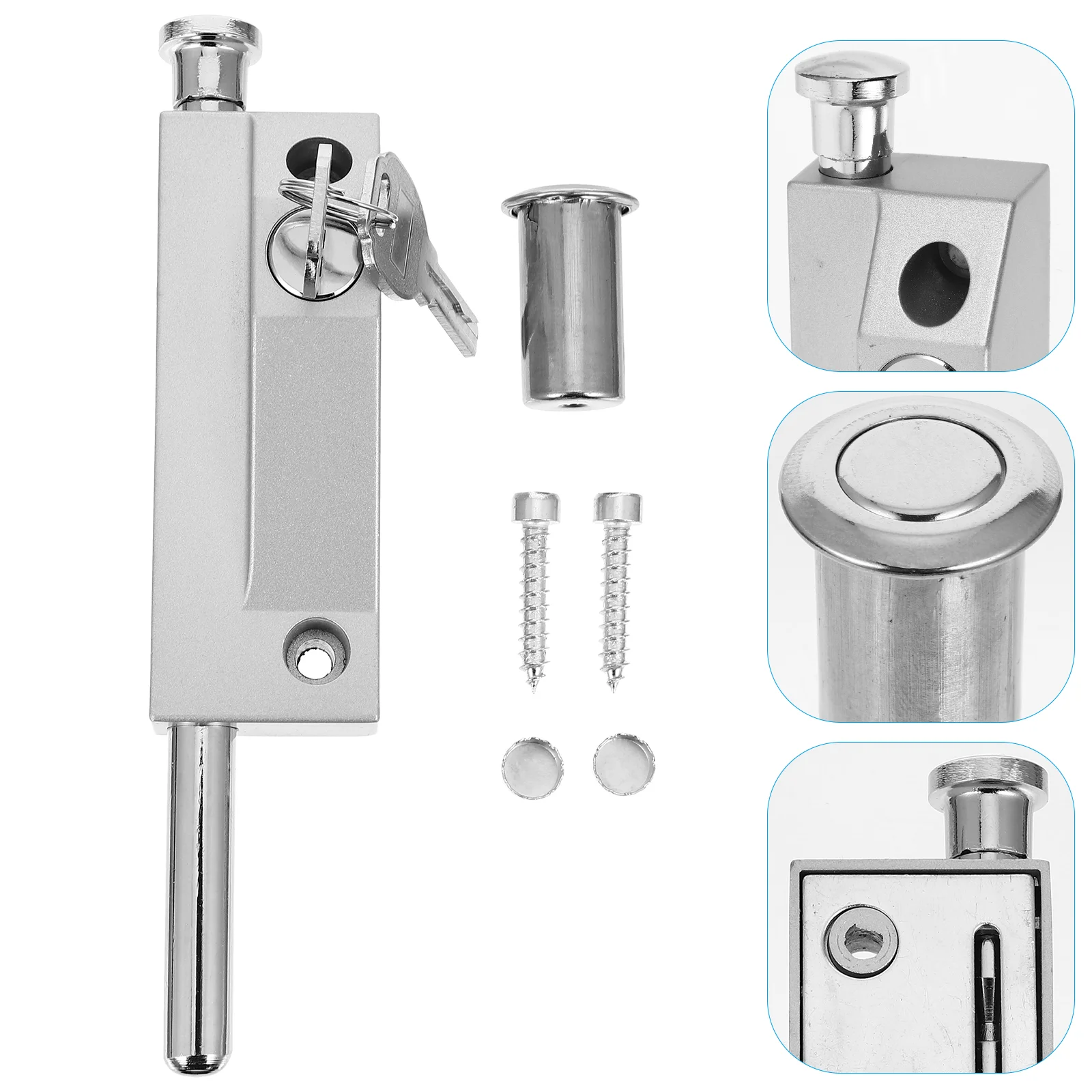 

Lock Bolt Door Spring Latchcordwood Locks Slide Pin Aluminum Metal Flush Cabinet Cable Tamperproof Revolving Window Alloy Patio
