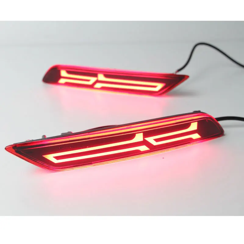 

1 пара для Honda City 2017 2018 двойная функциональная задняя панель Светодиодная лампа для автомобиля запасные огни для летательного аппарата Торм...