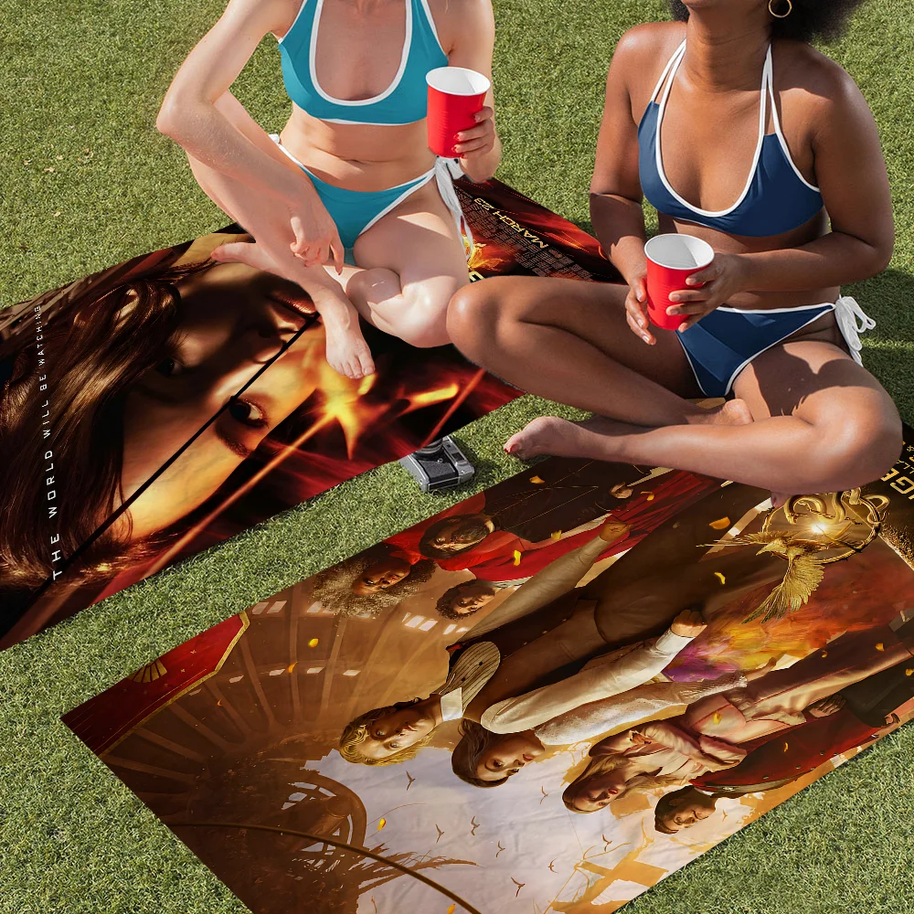 Одеяло из микрофибры The Hunger Games 3 быстросохнущие пляжные полотенца