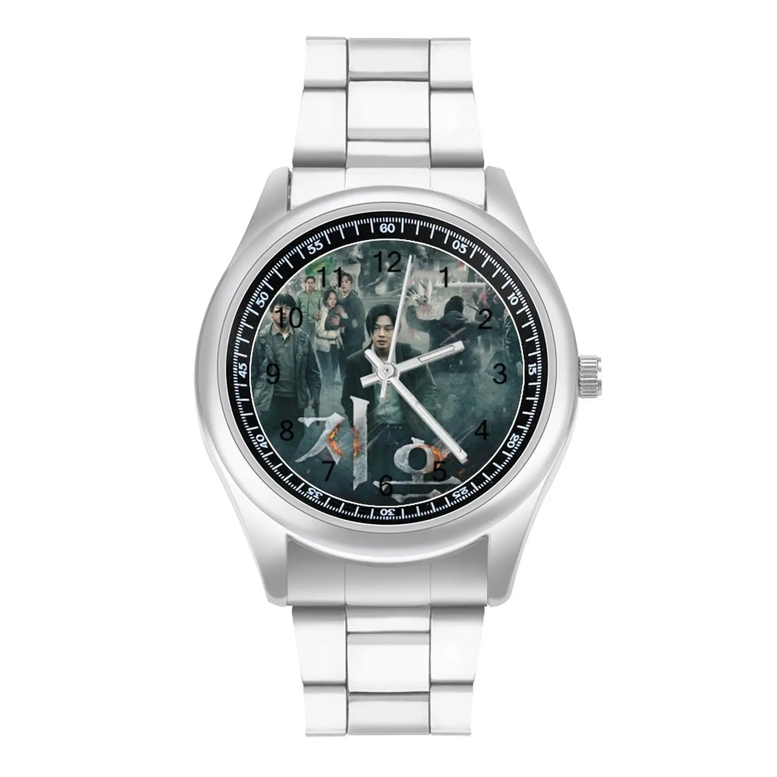 

Hellbound Poster The Hell Quartz Watch Scary Strong Lady Wrist Watch Photo Steel Business Upwrist Wristwatch