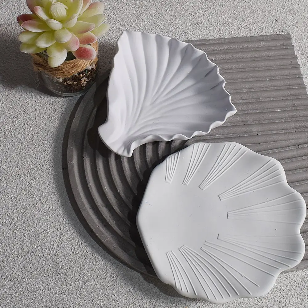 Поднос для хранения в форме листа гипсовая форма тарелка из эпоксидной смолы