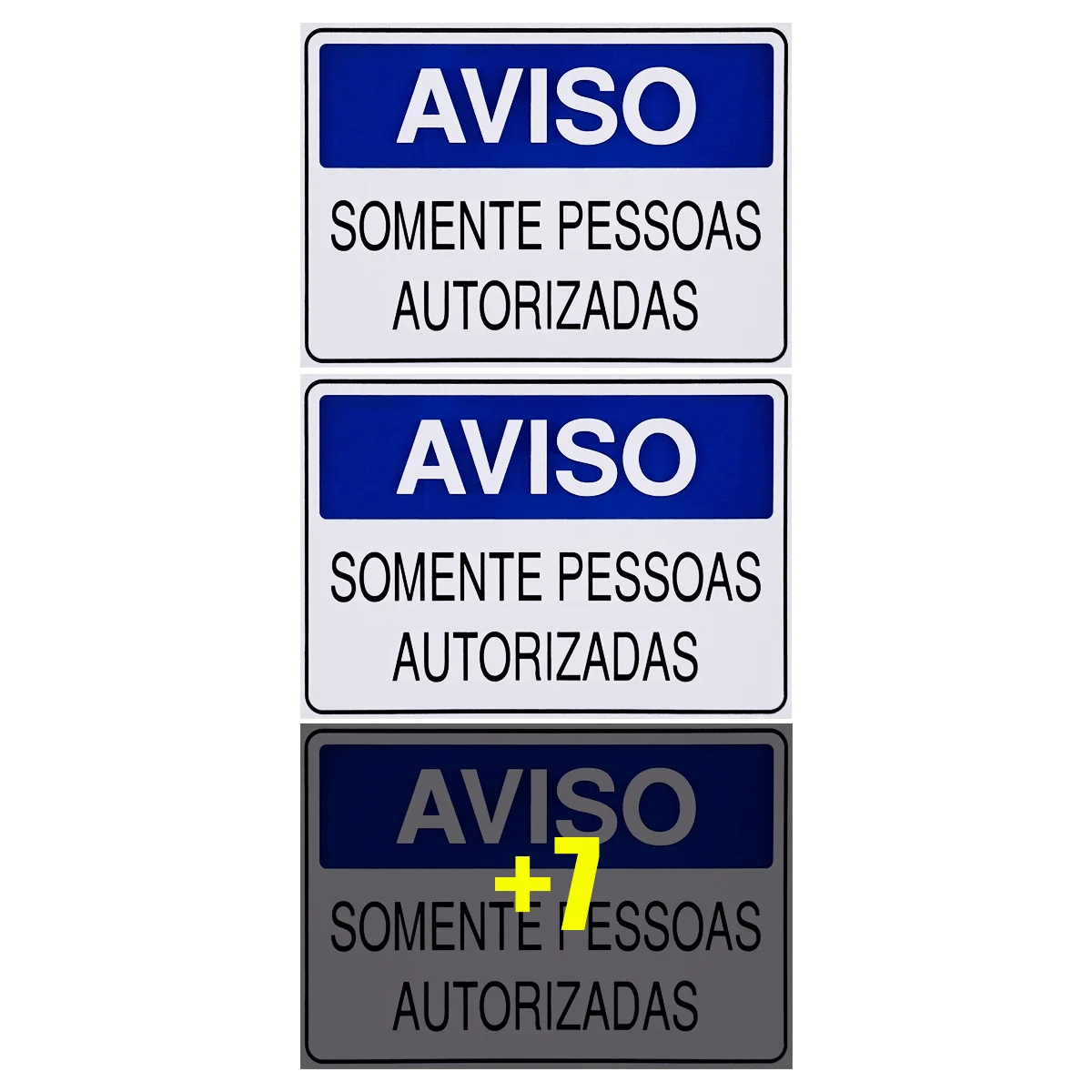 

Combo 10 Signs Warning Authorized Persons Only 25x15 Access-S-215/1 F9e