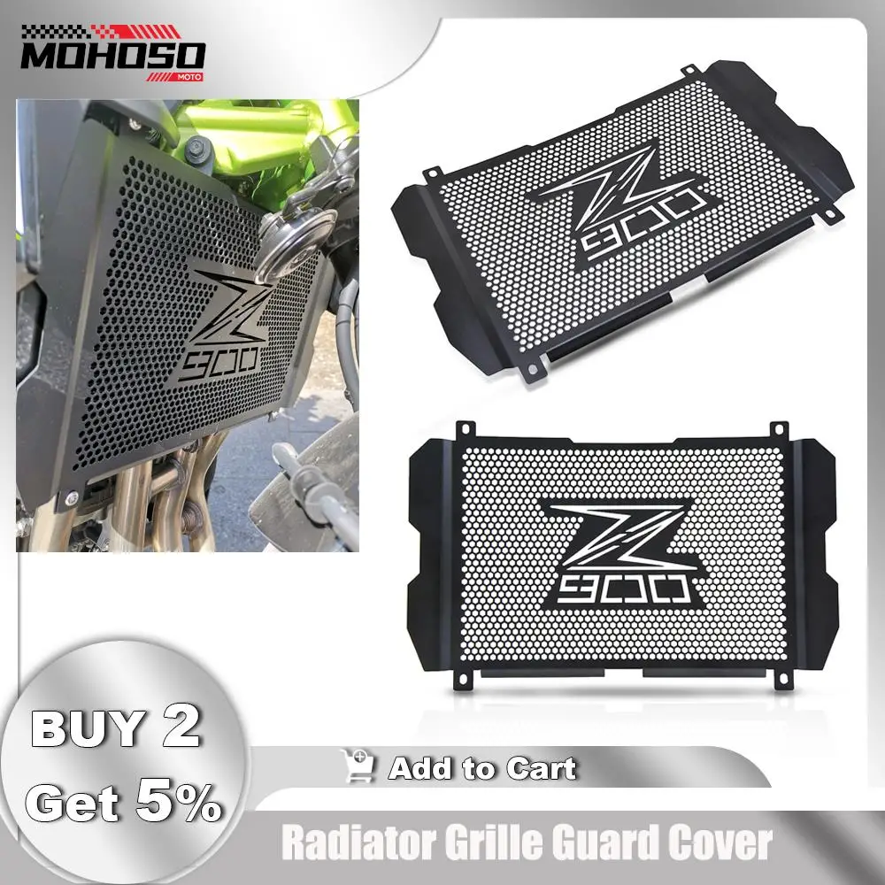 

Motorcycle Radiator Grill Cover Guard Stainless Steel Protection Protetor Cover For Kawasaki Z900 Z 900 2017 2018 2019 2020 2021