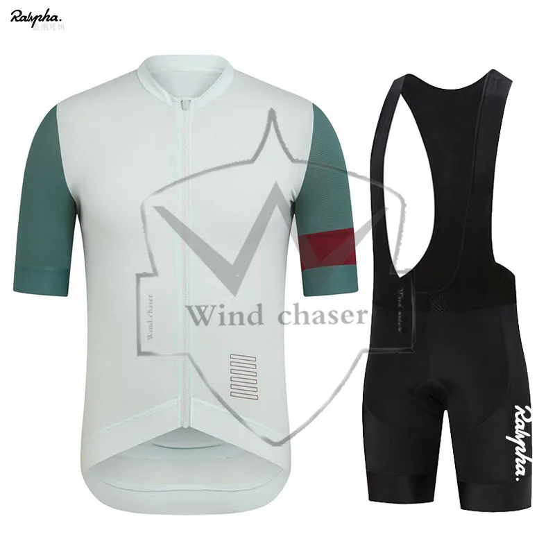 

2022 Raphaful Men Summer Cycling Clothes Short-sleeved Set Breathable and Quick-drying Road Bike Jersey Mountain Bike Shirt