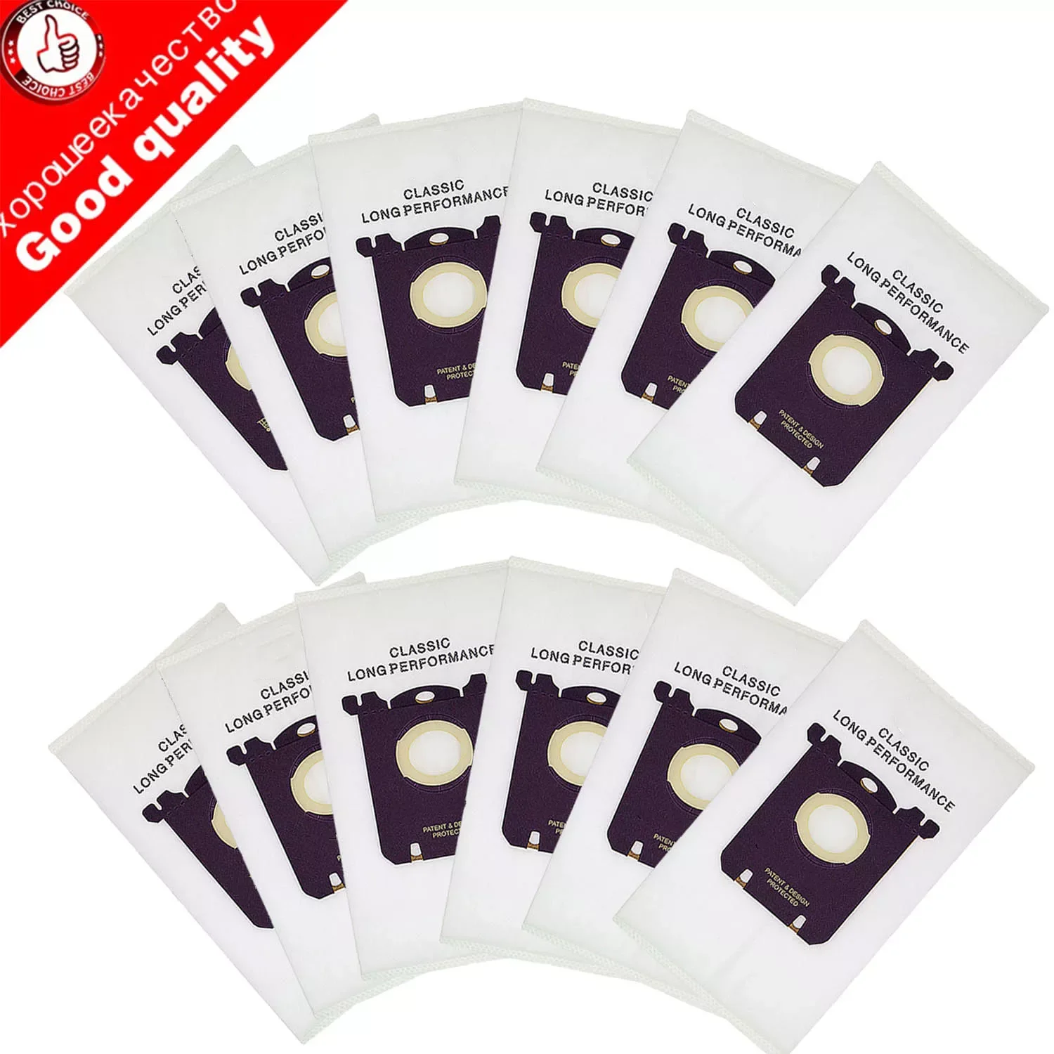 

10 Pcs/Lot Dust Bag for Electrolux E201B for Philips FC8021 Dust S-bag GR201 AEG Bags s-bag FC9000 FC9049 HR8500 HR8350 FC9150