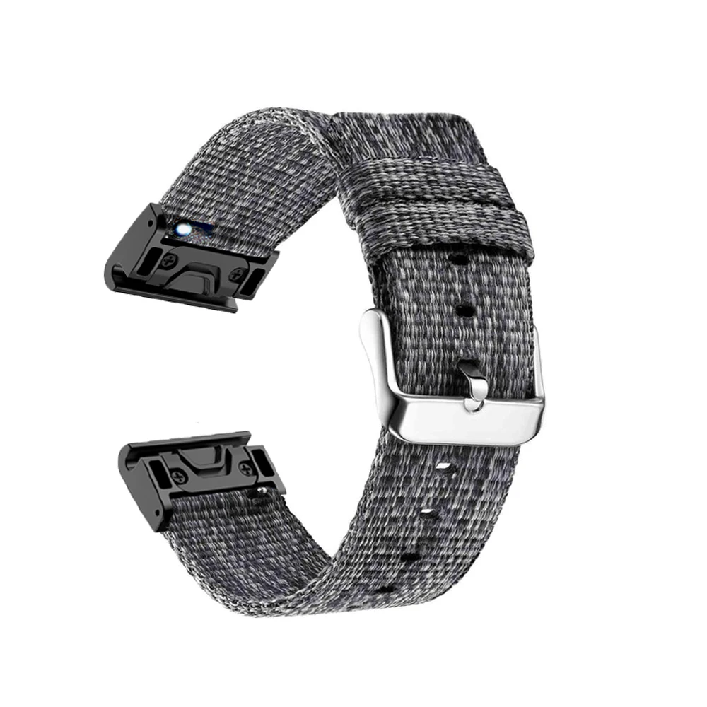 22 26mm Nylon Watch Band Wristband Bracelet For Garmin Fenix 7X 7 6X 6 Pro 5X 5 Plus 3HR/Forerunner 935 945 QuickFit Belt Strap