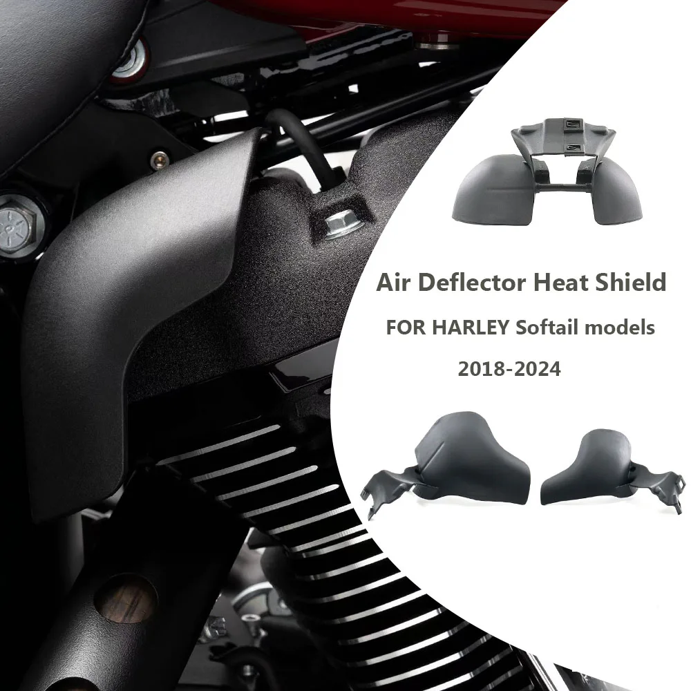Для Harley Softail breaker Out Street Bob Fat Low Rider FXBR 2018-2024 мотоциклетный черный дефлектор воздуха