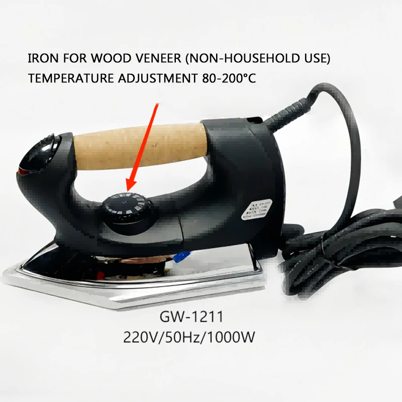 

Деревянный шпон, Электрический высокотемпературный специальный Железный станок для облицовки кромок, электрический утюг, инструмент для глажки Gw1311