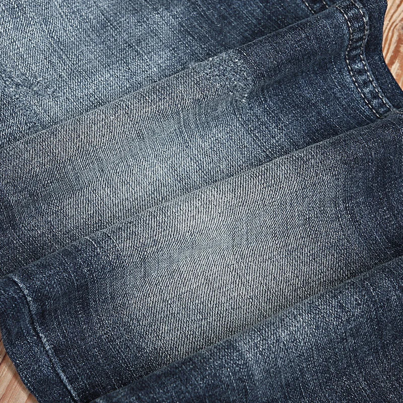 Italian Style Vintage Fashion Men Jeans Retro Blue Classical Trousers Elastic Slim Jeans Men Casual Designer Denim Pants Hombre