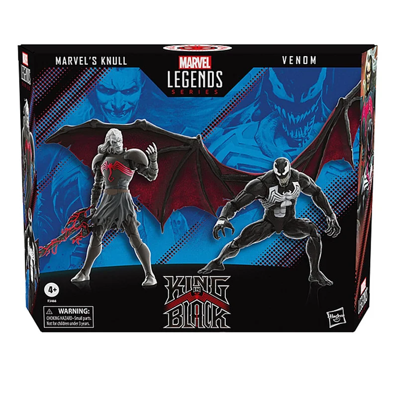 

Экшн-фигурка «King In Black Knull & Venom wings» 6 дюймов на годовщину 60-летия, игрушечная кукла, Коллекционная модель, подарок для детей, 2022