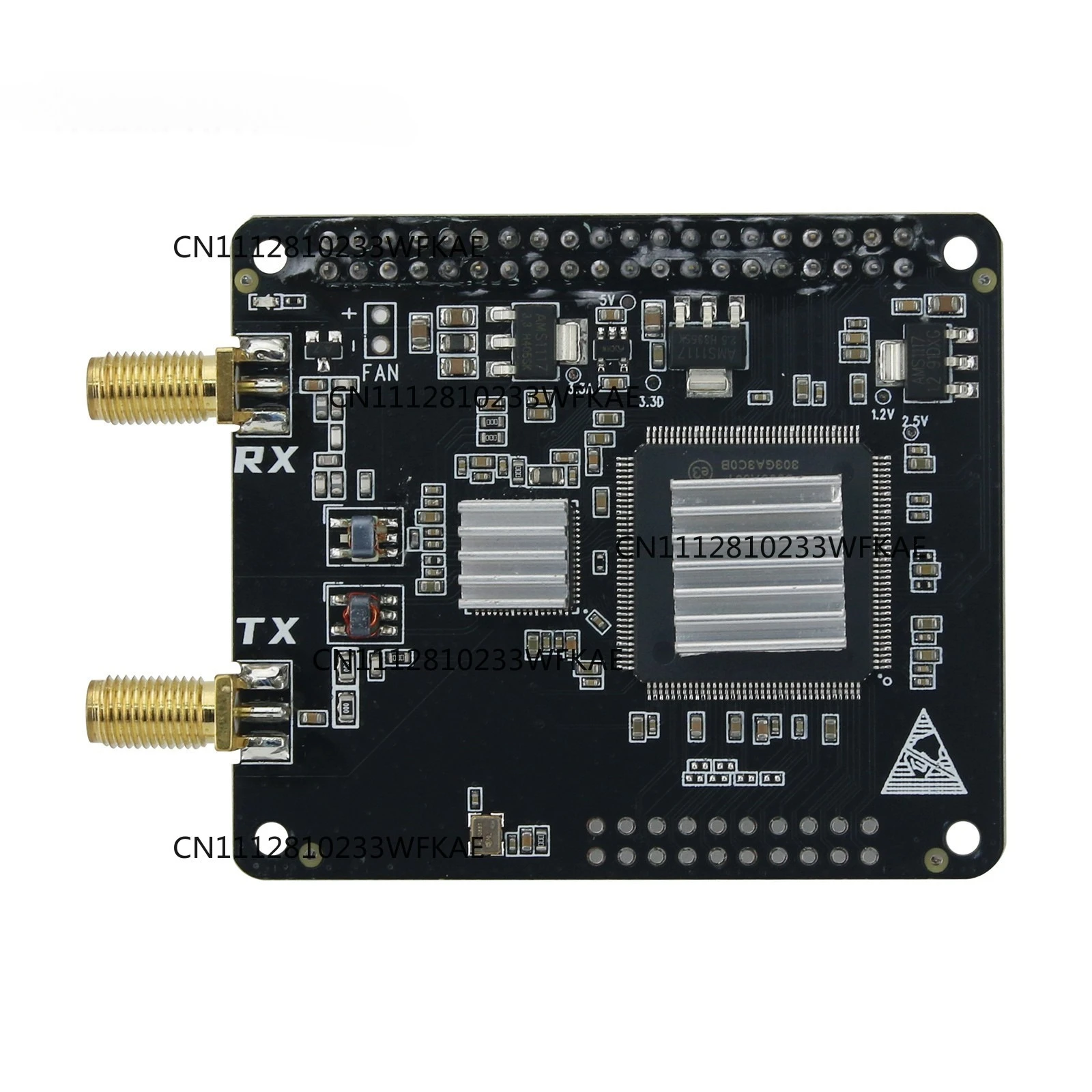 Фото Для HAMGEEK Radioberry V2.0 SDR радиокарта AD9866 + 10CL016, программно-определяемый радиомодуль DIY для Raspberry Pi 4B №2