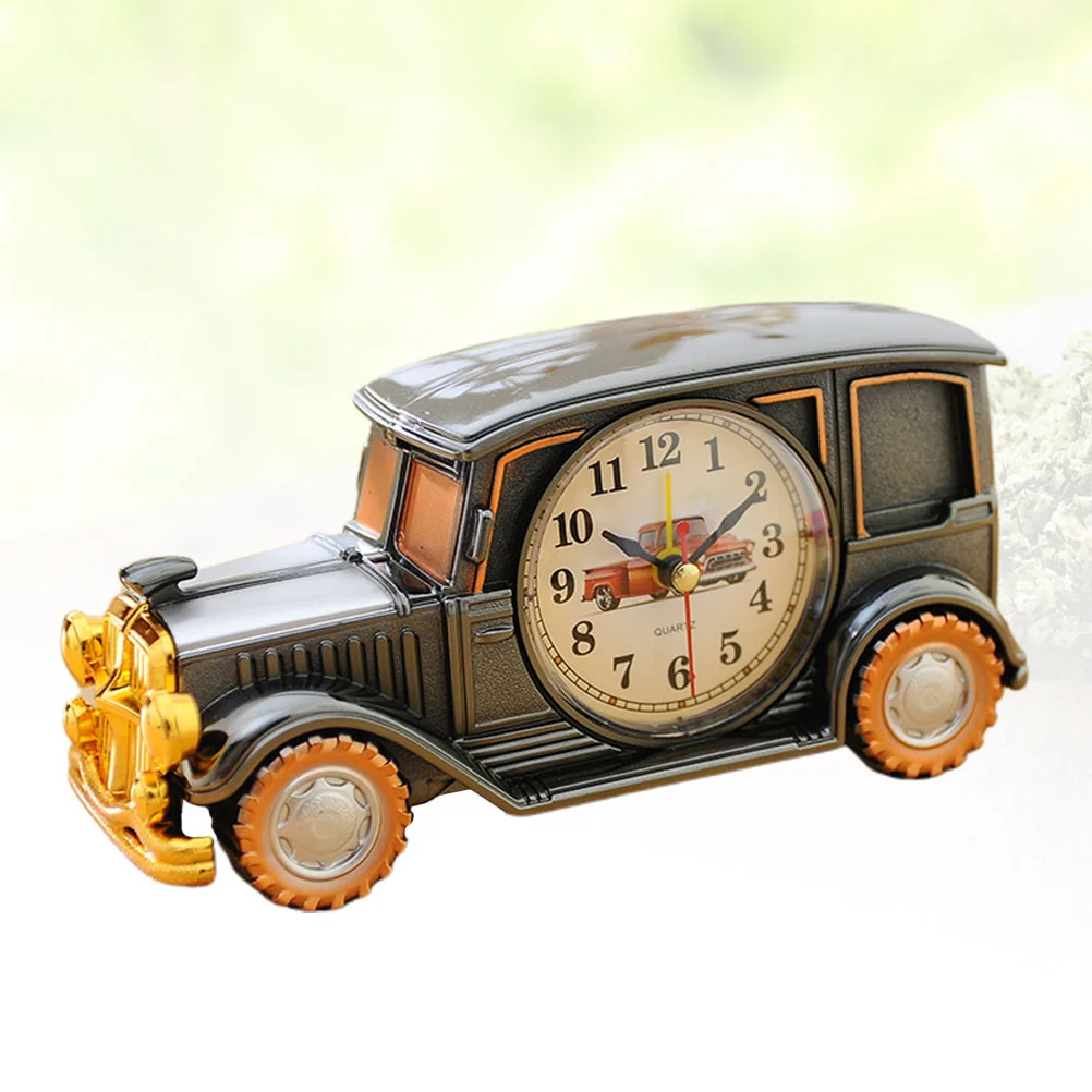 

1pc Classic Car Shape Clock Creative Gift Desktop Alarm Clock for Home Festival Office
