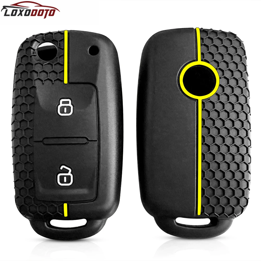 Чехол для автомобильного ключа лампа Volkswagen VW Passat T5 Polo Touran Caravelle 4 5 Golf 6 Skoda Fabia ligames