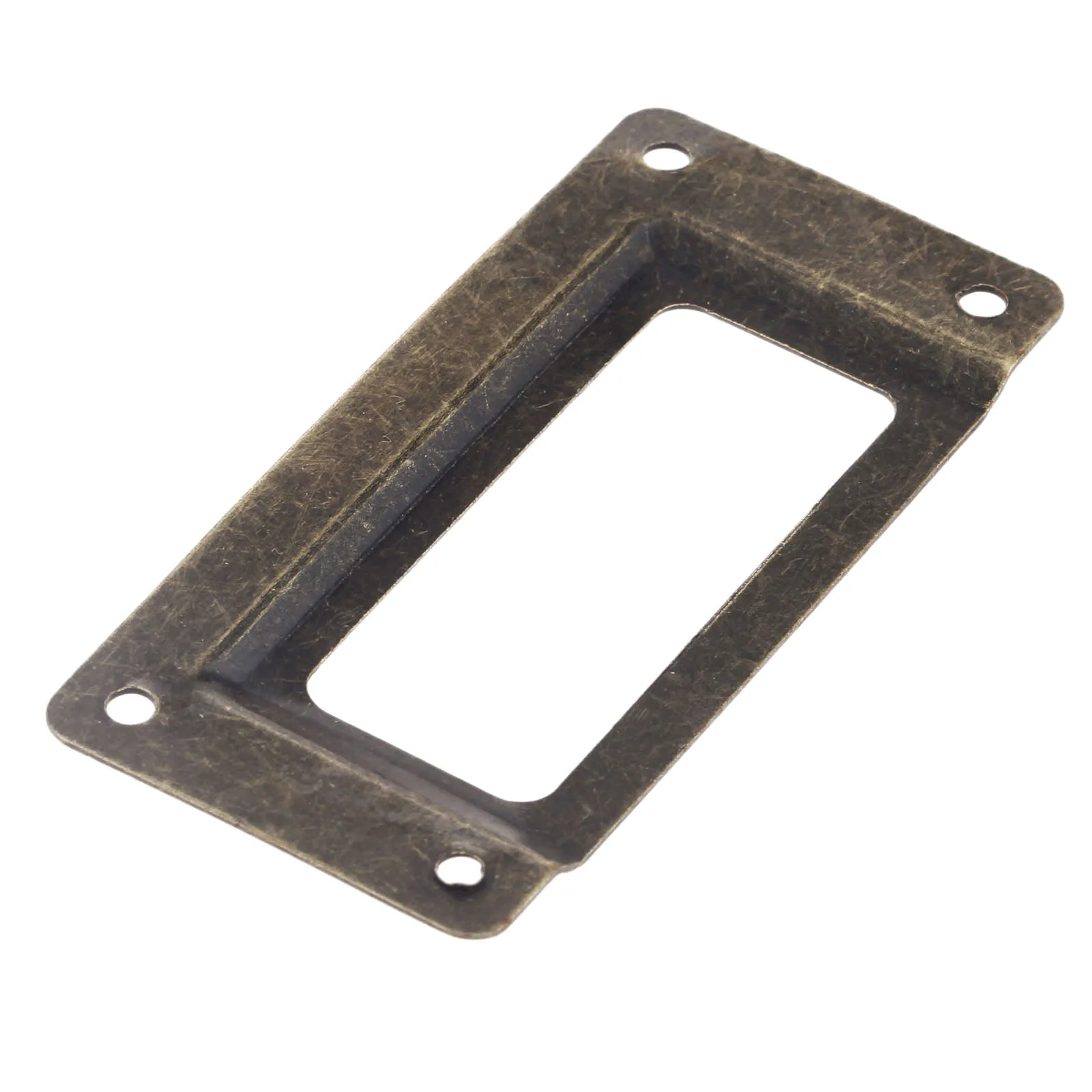 10pcs Vintage Furniture File Cabinet Drawer Box Case Name Card Holder Metal Tag Label Frame 62*39mm |