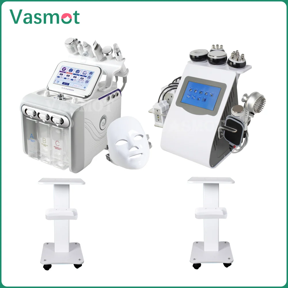 

7 IN 1 Hydrogen Oxygen Small Bubble Facial Machine + 40K Cavitation Machine Ultrasonic Weight Loss Beauty Machine Skin Lift