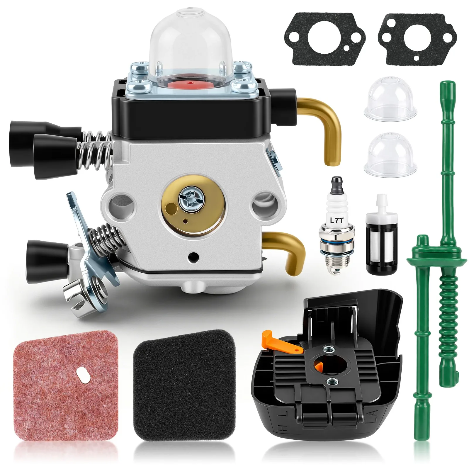 Фото Карбюратор для Stihl FS45 FS46 FS55 FS55R FC55 FS38 FS55RC KM55 HL45 C1Q-S186A №1
