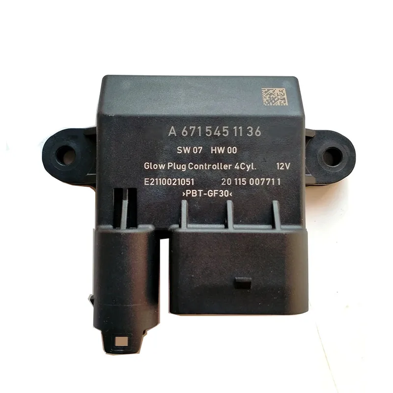 New Genuine Preheating Relay OEM Glow Plug Unit 6715451136 For Ssangyong New Actyon Korando C D20 2.0L 2011+