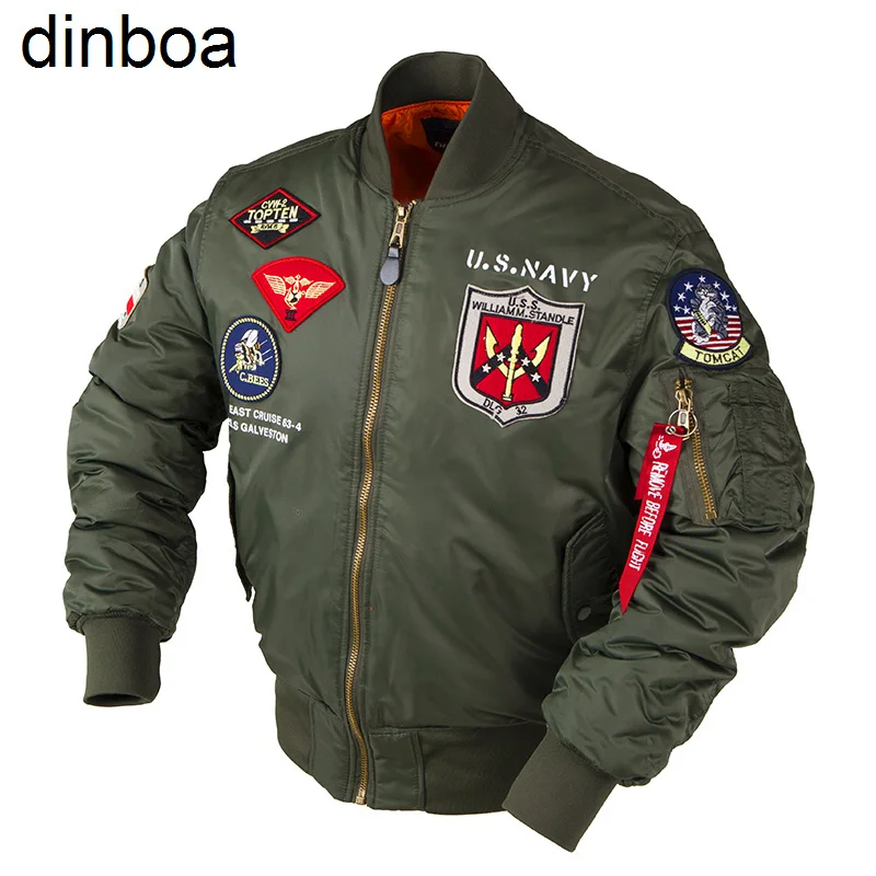 

2022 A/w зимняя верхняя куртка пистолета бомбардировщика куртка военно-тактическая военно-воздушных сил винтажная мотоциклетная куртка военн...