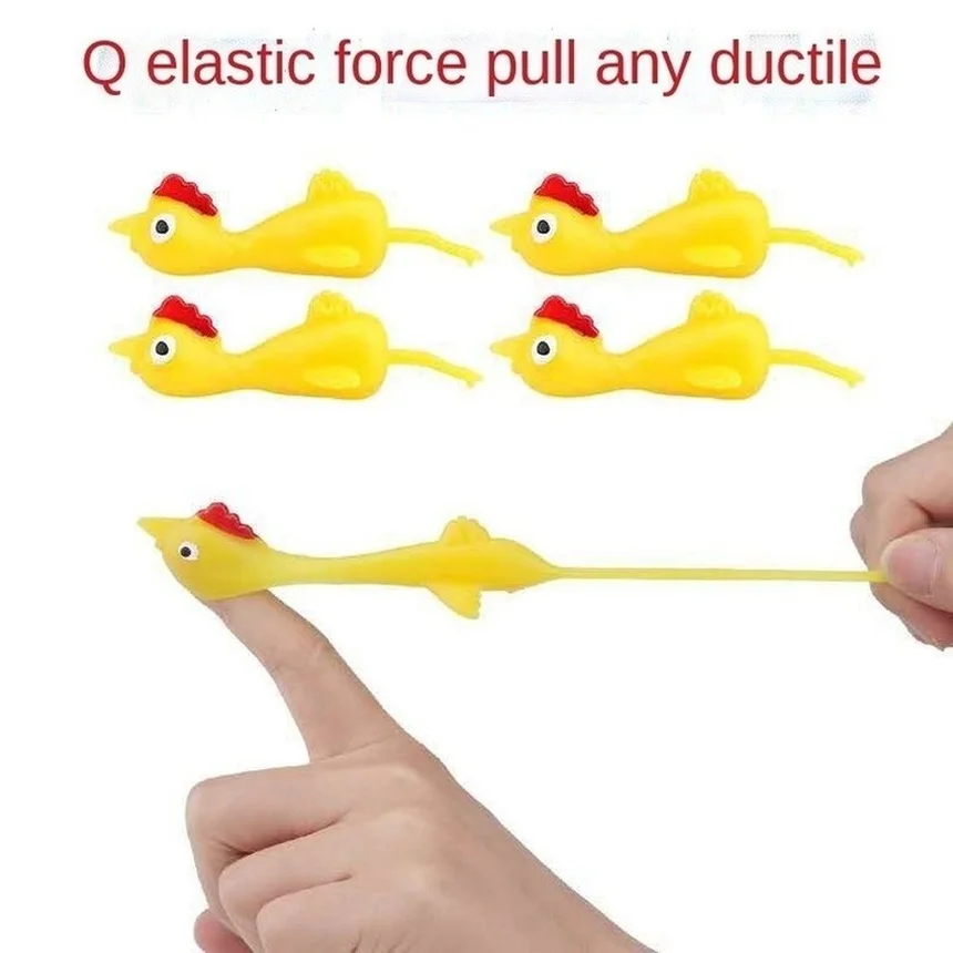 

Funny Decompression Toy Catapult Launch Turkey Fun Tricky Slingshot Chick Practice Chicken Elastic Flying Finger Birds Sticky