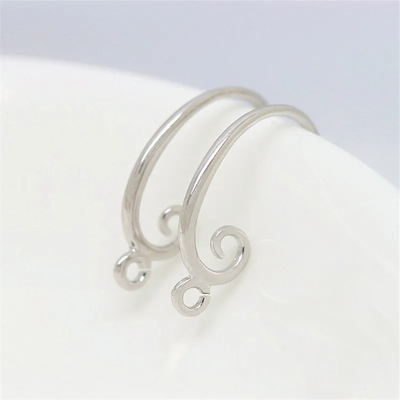 Wholesale 20pcs 925 Sterling Silver Hook Earring Earwire DIY Jewelry Finding Accessories FY-22 | Findings &amp Components