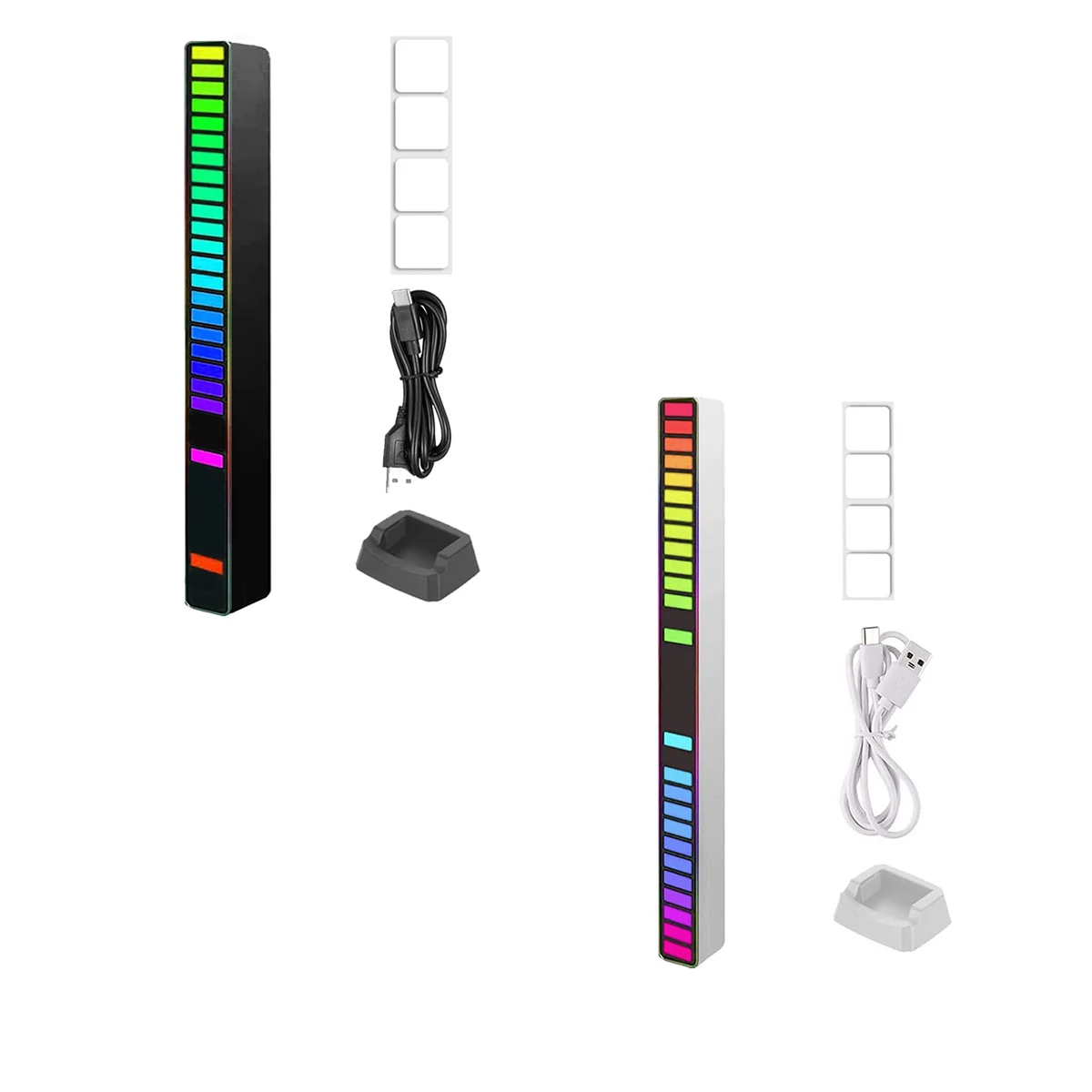 

Новая умсветодиодный светодиодсветильник световая панель с 32 светодиодный и микрофоном, атмосферная подсветка с 3 динамическими режимами ...