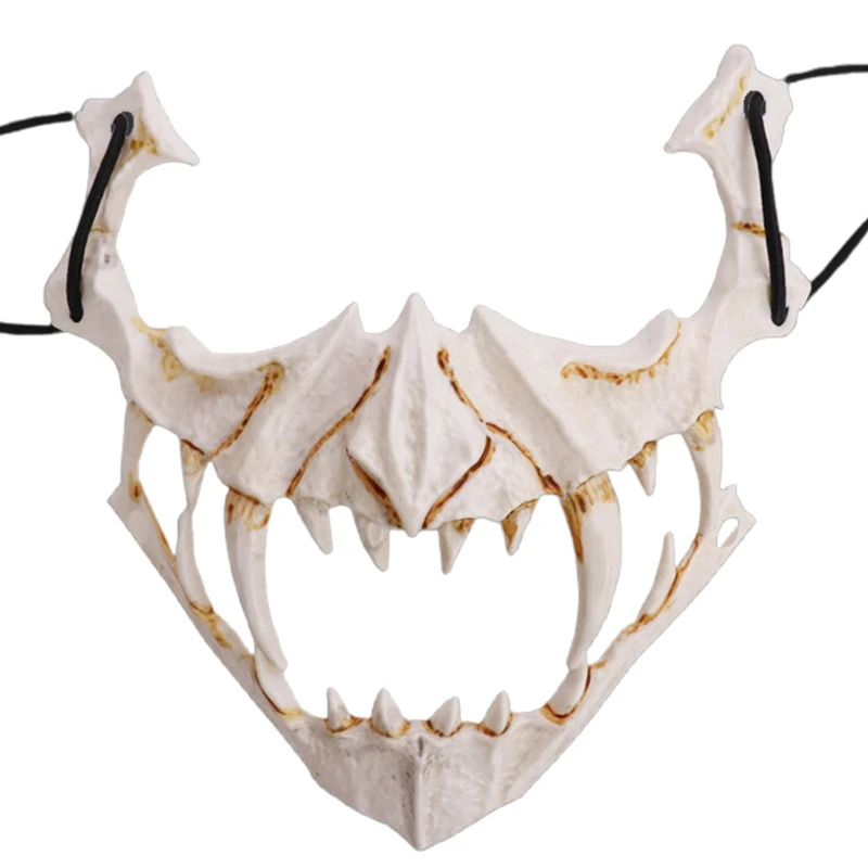 Японское аниме Дракон Бог Скелет полумаска для взрослых мужчин крутые маски |