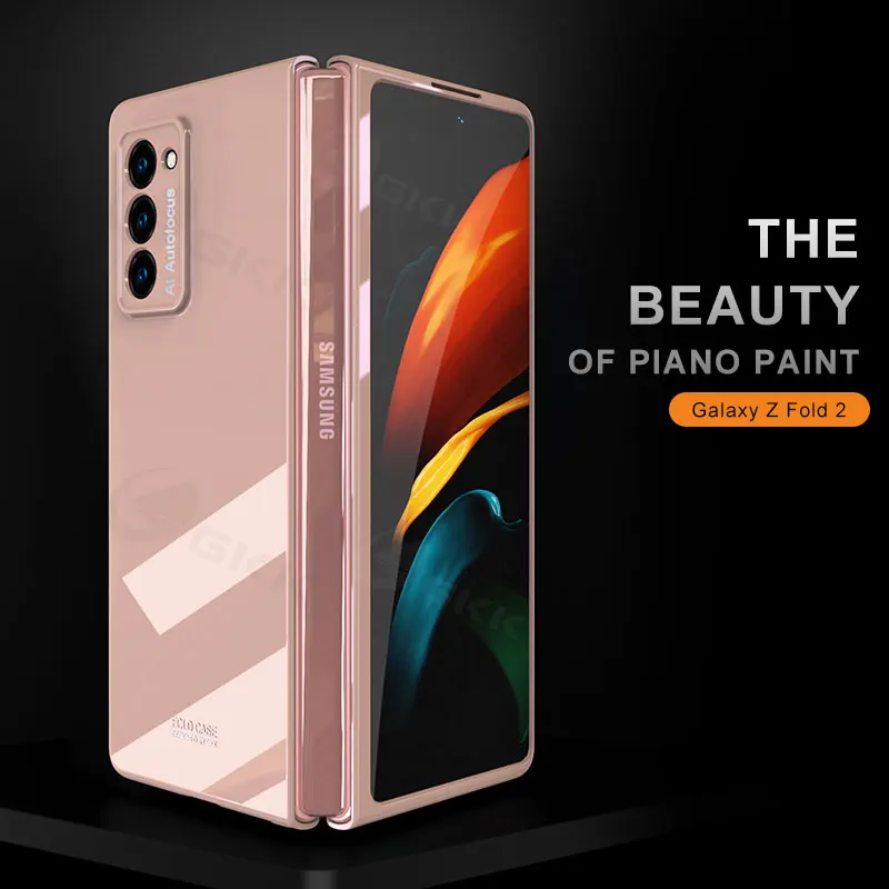

Яркий складной чехол GKK UV с рисунком для Samsung Galaxy Z Fold 2, роскошный противоударный защитный жесткий чехол из поликарбоната для Samsung Z Fold 2