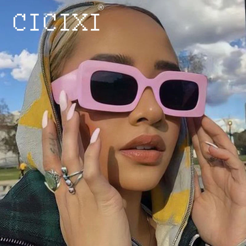 

CICIXI Fashion Rectangle Sunglasses Women Designer Luxury Man/Women Cat Eye Sun Glasses Classic Vintage Outdoor Oculos De Sol