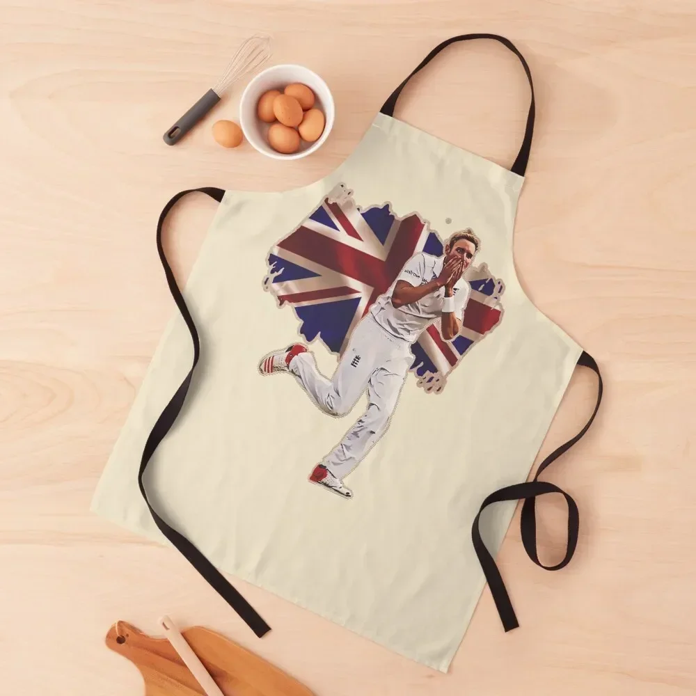 Stuart Broad-England Cricket Player-T20 Котелок-Ретро Фартук Водонепроницаемая кухонная ручка для