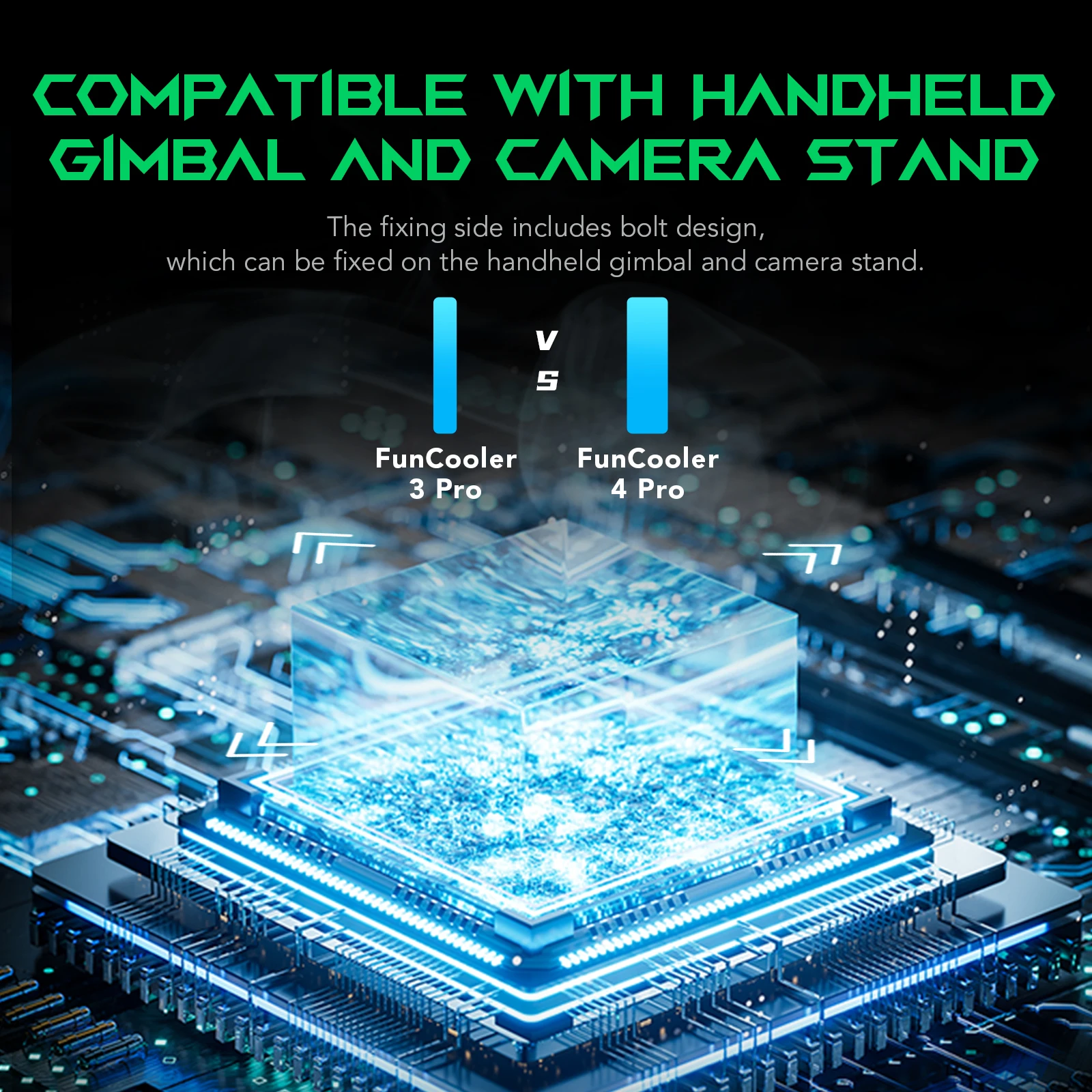 Охлаждающий Вентилятор Для Мобильного Телефона Black Shark Cooler 4 Pro iPhone 15/ROG 7/Nubia Redmagic 9s