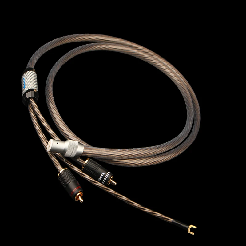 High Quality Odin 5 Pin XLR Female to RCA Audio Cable LP Vinyl Record Phonograph Tonearm