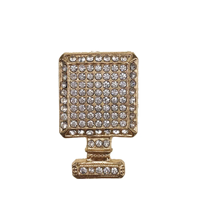 16 PCS/lot Shoe Charms Decoration Buckle Pins Perfume Bottle with alloy Pearl Bracelet JIBZ DIY Combiation for croc Friend Gift