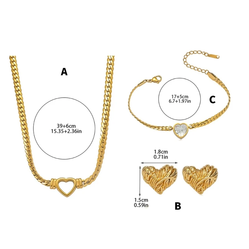 95AB стильное ожерелье с полым сердцем многофункциональная плетеная цепочка