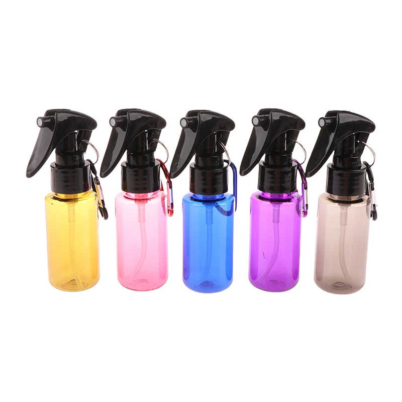 Пластиковая бутылка-распылитель с карабином 60 мл