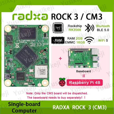 RADXA CM3 модуль с процессором Rockchip RK3566