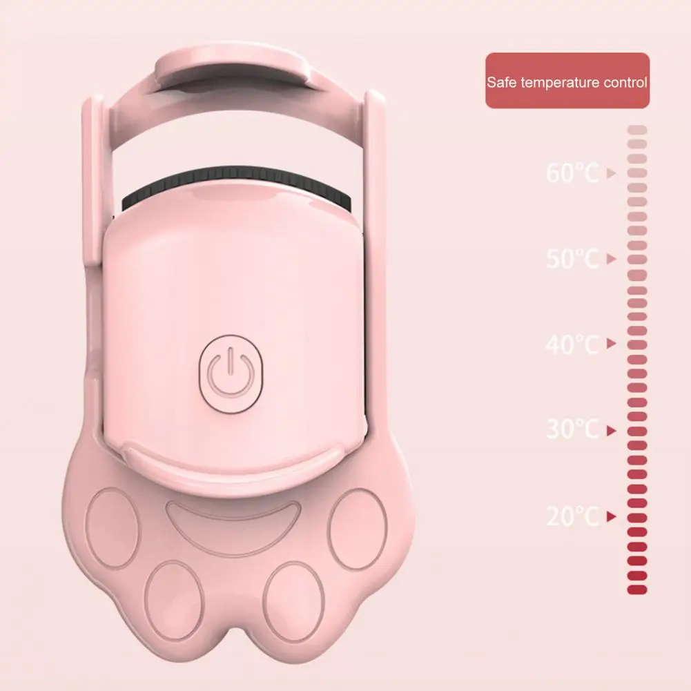 

Eyelash Clip 1 Set Useful Long-lasting Curl Seamless Temperature-sensitive Silicone Film Eyelash Clip Makeup Supply